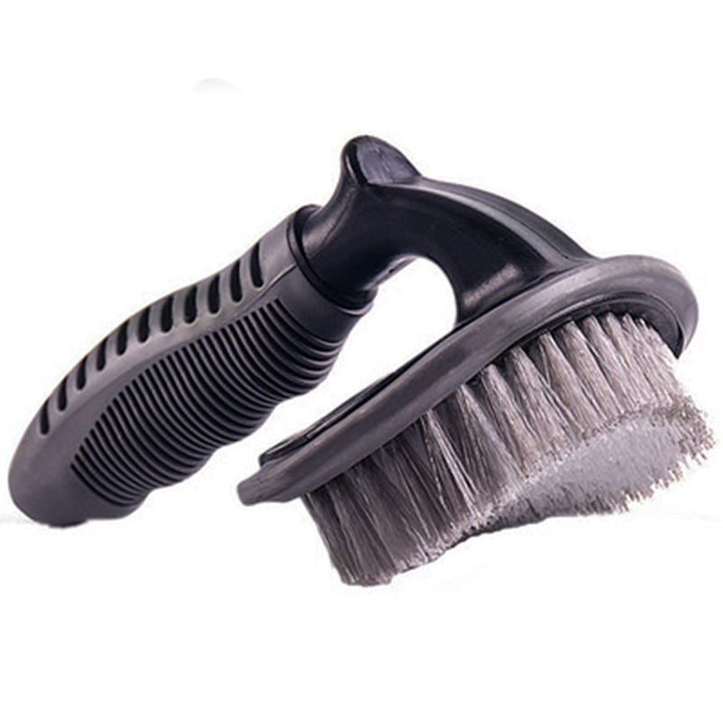 Stiff nylon tyre brush